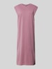 mbyM Knielanges Kleid mit Kappärmeln Modell 'Stivian' Altrosa