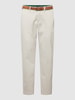 MCNEAL Chino mit Gürtel Ecru