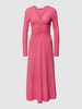 Mango Blusenkleid mit V-Ausschnitt Modell 'DUNA' Pink