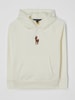 Polo Ralph Lauren Teens Hoodie met geborduurd logo  Offwhite
