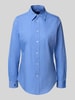 Polo Ralph Lauren Regular fit overhemdblouse met logostitching Blauw