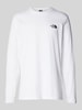 The North Face Longsleeve mit Label-Print Weiss