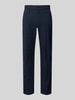 Christian Berg Men Regular fit stoffen broek met deelnaden Marineblauw