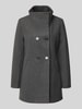 Only Płaszcz o pudełkowym kroju model ‘BLAKE LIFE’ Antracytowy melanż