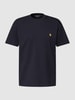 Carhartt Work In Progress T-Shirt mit Label-Stitching Modell 'CHASE' Dunkelblau