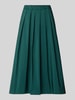 Weekend Max Mara Ausgestellter Midi-Rock mit Baumwoll-Anteil Modell 'ALPACA' Dunkelgruen