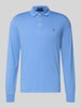 Polo Ralph Lauren Slim fit poloshirt in logostitching Blauw