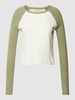 REVIEW Shirt met lange raglanmouwen Zachtgroen