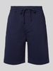 Carhartt Work In Progress Korte broek met elastische band, model 'Floyde' Donkerblauw