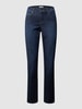 Angels Regular fit jeans met labelpatch, model 'CICI 34' Model 'CICI' Marineblauw