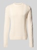 Tommy Jeans Regular fit gebreide pullover van zuiver katoen Offwhite