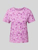 Tom Tailor T-shirt met bloemenprint Violet