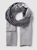 Tommy Hilfiger Schal mit Label-Print Marineblau