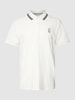 s.Oliver RED LABEL Poloshirt mit Label-Patch Weiß
