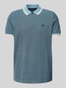 MCNEAL Poloshirt mit Label-Stitching Dunkelblau