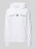 Gant Hoodie met capuchon Wit