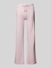 Juicy Couture Flared Sweatpants mit Tunnelzug Modell 'MONOGRAM LISA' Rosa