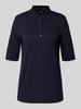 Christian Berg Woman Poloshirt met korte knoopsluiting Donkerblauw