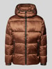 JOOP! Collection Steppjacke mit Stehkragen Modell 'Ambro' Mittelbraun