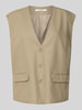 Gestuz Gilet met V-hals, model 'izza' Zand