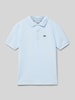 Lacoste Poloshirt met labelstitching Bleu