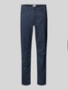 Brax Stoffen broek met viscose in 5-pocketmodel, model 'Cadiz' Blauw