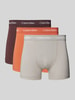 Calvin Klein Underwear Trunks mit Logo-Bund im 3er-Pack Orange