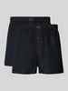 Bread & Boxers Boxershorts met elastische band Marineblauw