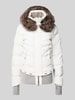 Wellensteyn Regular Fit Steppjacke mit Pattentaschen Modell 'QUEENS' Weiss