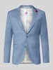 CG – CLUB of GENTS slim fit 2-knoops colbert van mix van scheerwol en elastaan Lichtblauw