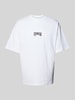 REVIEW T-shirt z nadrukiem z logo Biały