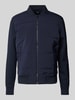 BOSS Steppjacke mit Label-Print Modell 'Skiles' Marine