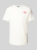 The North Face T-Shirt mit Label-Print Offwhite