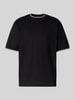 BOSS Regular fit T-shirt van puur katoen, model 'TAMES' Zwart