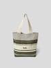 Lala Berlin Tote Bag mit Allover-Muster Grün