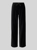 Jake*s Casual Stoffhose mit elastischem Bund Black