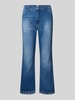 Brax Flared jeans met steekzakken, model 'MARY' Donkerblauw