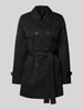 Vero Moda Regular Fit Trenchcoat mit Taillengürtel Modell 'CHELSEA OLIVIA' Black