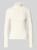 GUESS Gebreide pullover van viscosemix met col Ecru