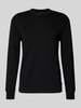 ARMANI EXCHANGE Sweatshirt met ribboorden Zwart