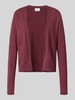 VILA Strickjacke aus Viskose-Mix Bordeaux