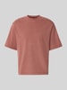 Selected Homme Boxy Fit T-Shirt aus reiner Baumwolle Modell 'CORY' Rostrot