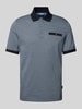 bugatti Poloshirt met contrastgarnering Bleu