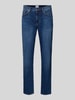 Brax Straight leg jeans in 5-pocketmodel, model 'Cadiz' Donkerblauw gemêleerd