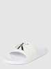 Calvin Klein Jeans Slides mit Label-Print Weiß