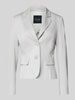 Marc Cain Slim Fit Blazer mit Pattentaschen Stein