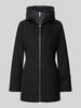 Christian Berg Woman Selection Lange jas met wol Zwart