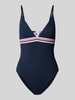 TOMMY HILFIGER Badeanzug mit Logo-Tape Marine