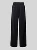 TheJoggConcept Wide Leg Sweatpants mit Label-Schriftzug Modell 'SIMA' Black