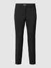 Cambio Stoffen broek met bandplooien, model 'Renira' Zwart